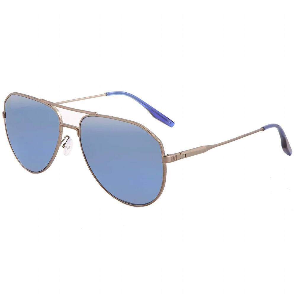 NEW IVI VISION unisex merc sunglasses in midway blue/flash pacific blue lens